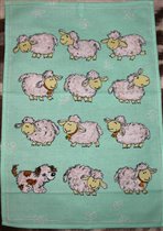 полотенце с овечками