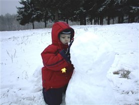 строим снеговика