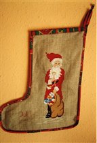 Zweigart Santa stocking_Juli_2003