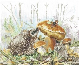 Lanarte Hedgehogs & Mushrooms
