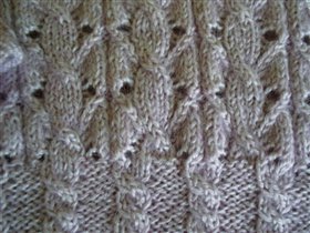 Фрагмент мохерового свитера