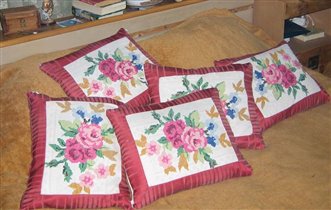 Милые подушки с цветами