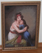Портрет художницы Элизабет-Луизы Виж-Лебрен с дочерью