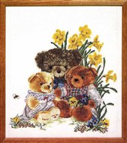Bears with Daffodils