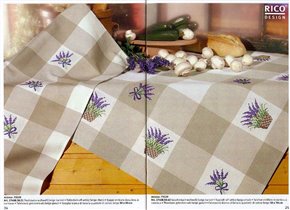 71. rico 057 kitchen squares lavender