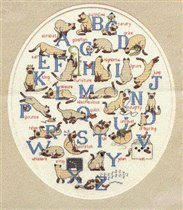 Siamese Cat Alphabet