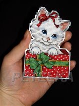 Merry Kittens Ornaments (Dimensions #8519) - 1-й котенок
