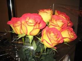 Вот такие розы мне подарил сегодня муж