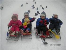 С друзьями в лесу