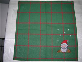 RICO Santa mini tablecloth