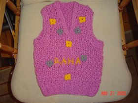 жилет для дочки подруги