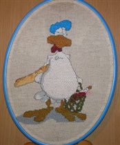 Прикончила  я своего француза (петуха). 