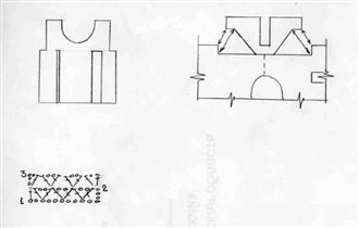Схема вязания кофточки