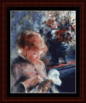 Lady Sewing- Renoir - 