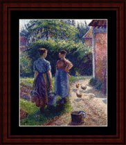 Peasants Chatting - Cross Stitch Collect