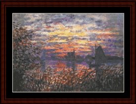 Marine View of Sunset- Monet 