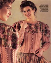 Кофта с розами