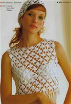 Кружевной топик