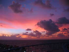 Закат на Багамах