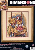 35103 teddies on quilt