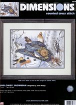 35137 sunflowers snowman