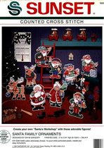 18334 santa family ornament