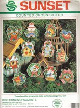 18344 bird home ornaments