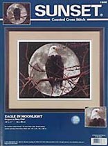13688 eagle in moonlight