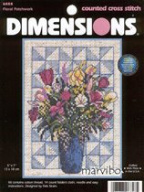 6858 floral patchowork