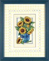 6925 gingham and sunflowers