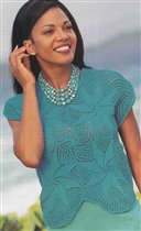 Кофточка с круговыми мотивами