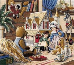 3799 doll house tea party