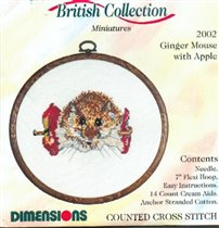 2002 ginger mouse with apple