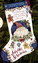 8515 santa´s face stocking