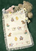 35017 sweet animal afghan