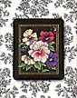35073 pansies on toile
