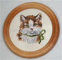 портрет рыжего котенка