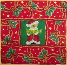 Подарки к Новому Году. Маленькая подушечка. 20х20 см.