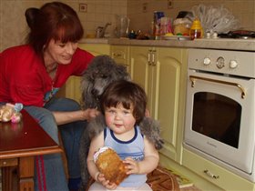 с бабой и авой