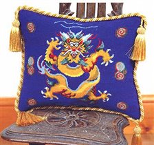 Oriental Dragon Cushion (The Craft Collection)