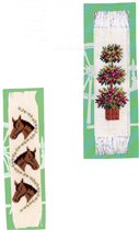45352 Bookmark horse &flower tree
