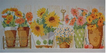 Sunflower Pots