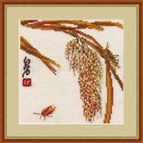 012 - Yellow grass, Traditions of Japan (ZR) 
