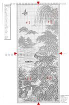 Китайский ланшафт DMC