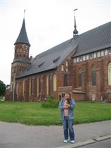 Я и Стася на фоне Кафедрального Собора