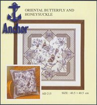 056 - Oriental Butterfly and Honeysuckle (Anchor)