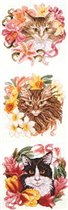 Vermillion Floral Felines