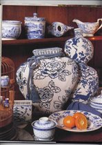 021 - Chinese  kitchen blue set