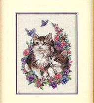 Kittens with Butterflies