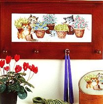 Kittens & Flowerpot Rack